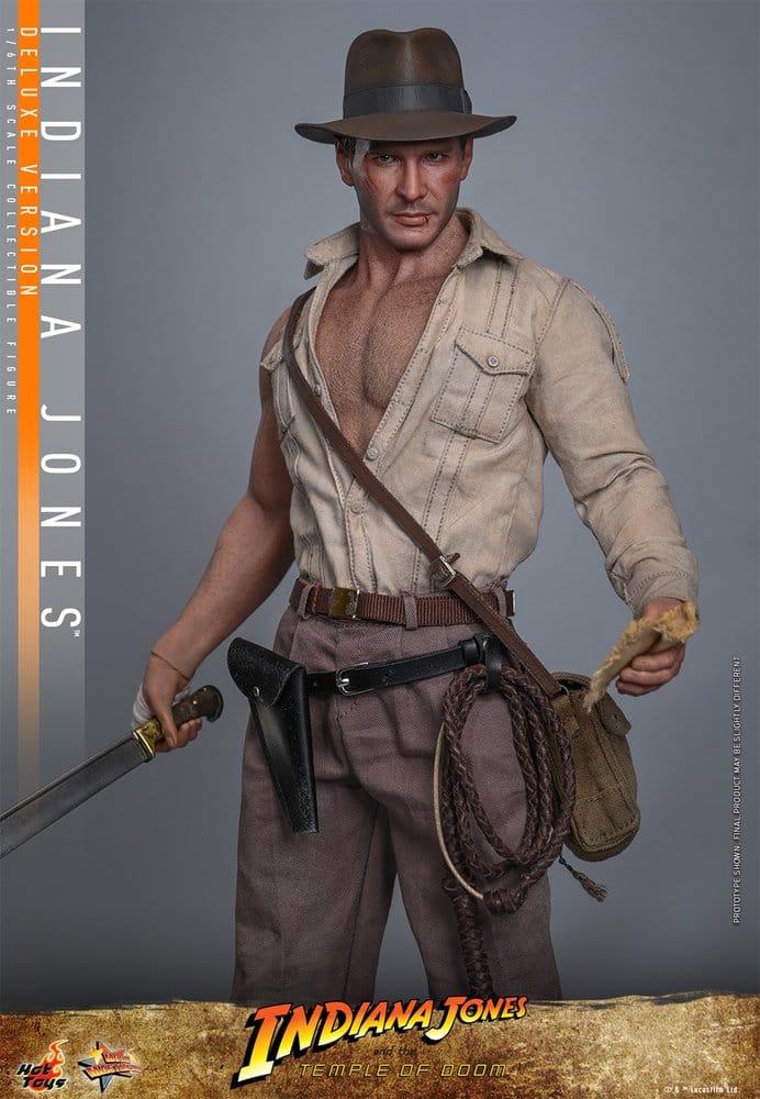 HOT TOYS - Indiana Jones Movie Masterpiece Action Figure 1/6 Indiana Jones (Deluxe Version)   MMS861
