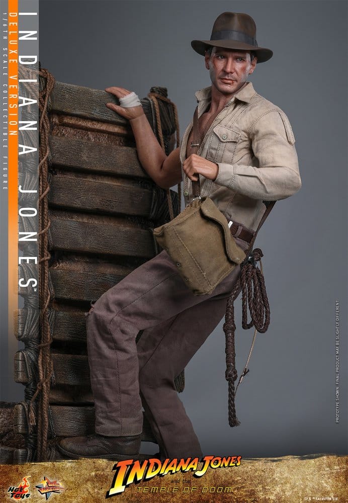 HOT TOYS - Indiana Jones Movie Masterpiece Action Figure 1/6 Indiana Jones (Deluxe Version)   MMS861