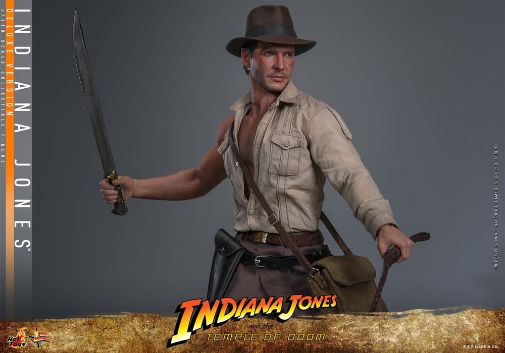 HOT TOYS - Indiana Jones Movie Masterpiece Action Figure 1/6 Indiana Jones (Deluxe Version)   MMS861