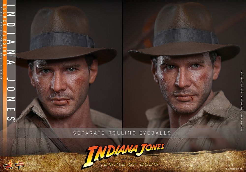 HOT TOYS - Indiana Jones Movie Masterpiece Action Figure 1/6 Indiana Jones (Deluxe Version)   MMS861
