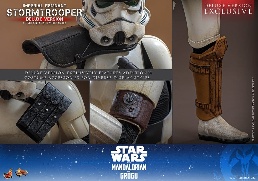 HOT TOYS - Star Wars: The Mandalorian & Grogu Movie Masterpiece Action Figure 1/6 Imperial Remnant Stormtrooper (Deluxe Version)