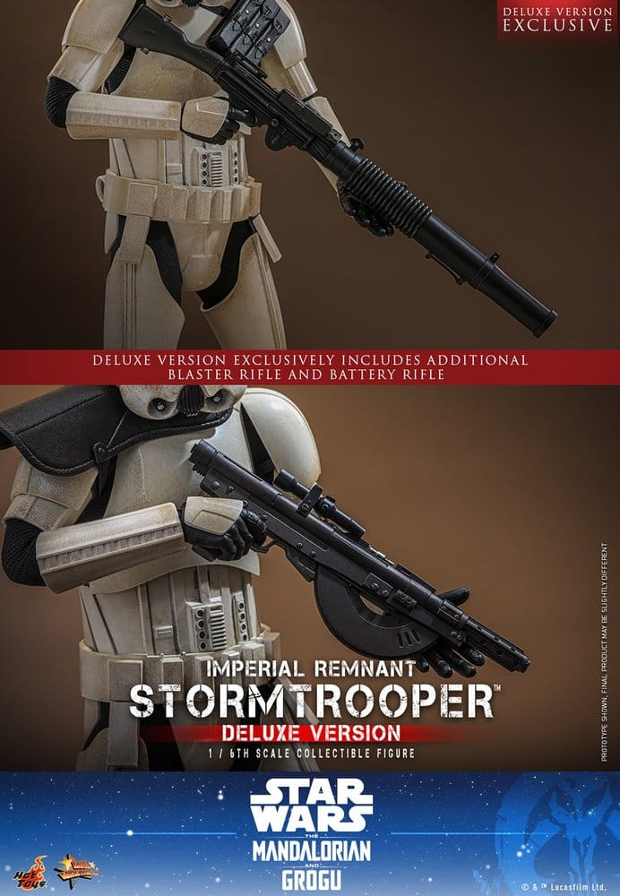 HOT TOYS - Star Wars: The Mandalorian & Grogu Movie Masterpiece Action Figure 1/6 Imperial Remnant Stormtrooper (Deluxe Version)