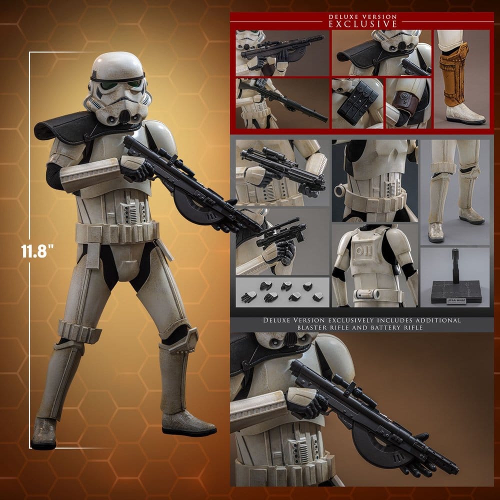 HOT TOYS - Star Wars: The Mandalorian & Grogu Movie Masterpiece Action Figure 1/6 Imperial Remnant Stormtrooper (Deluxe Version)