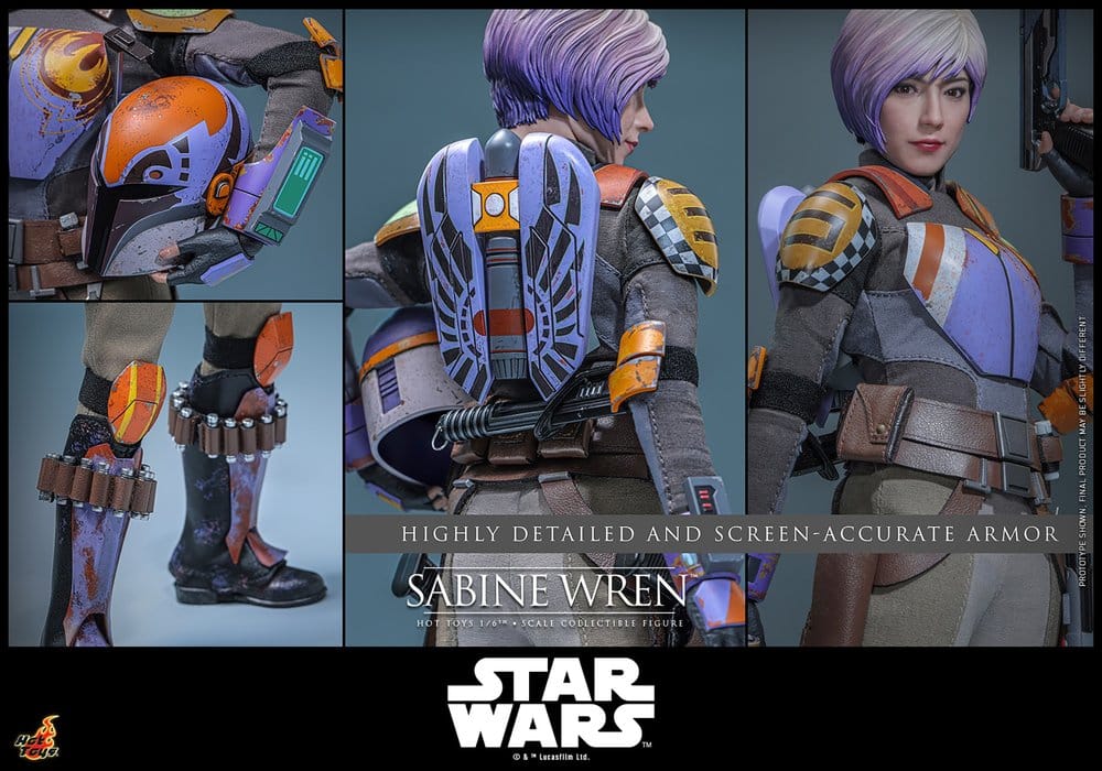 HOT TOYS - Star Wars: Rebels Television Masterpiece Action Figure 1/6 Sabine Wren