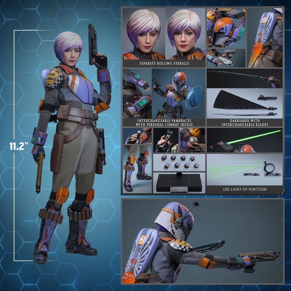 HOT TOYS - Star Wars: Rebels Television Masterpiece Action Figure 1/6 Sabine Wren