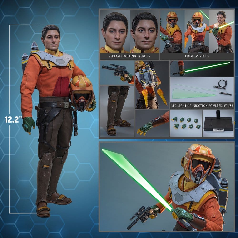 HOT TOYS - Star Wars: Rebels Television Masterpiece Action Figure 1/6 Ezra Bridger