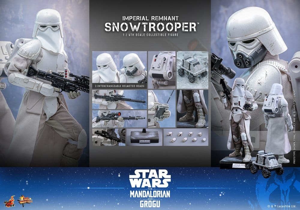 HOT TOYS - Star Wars: The Mandalorian & Grogu Movie Masterpiece Action Figure 1/6 Imperial Remnant Snowtrooper