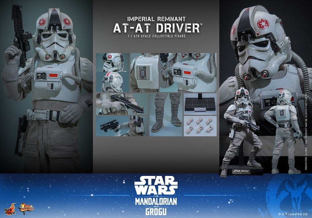 HOT TOYS - Star Wars Movie Masterpiece Action Figure 1/6 Imperial Remnant AT-AT Driver