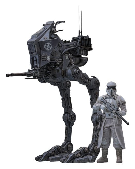 HOT TOYS - Star Wars: The Mandalorian & Grogu Movie Masterpiece Action Figure Set 1/6 Imperial Remnant AT-RT Driver & AT-RT