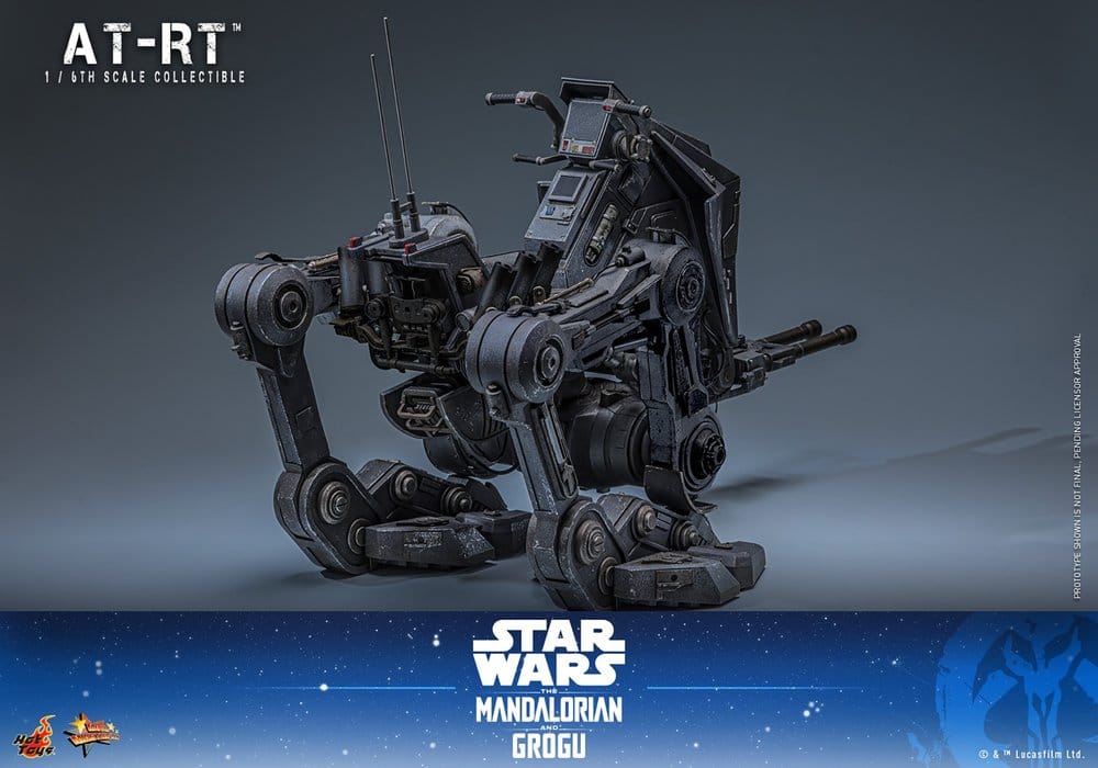 HOT TOYS - Star Wars: The Mandalorian & Grogu Movie Masterpiece Action Figure Set 1/6 Imperial Remnant AT-RT Driver & AT-RT