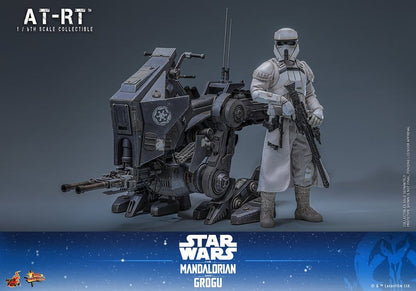 HOT TOYS - Star Wars: The Mandalorian & Grogu Movie Masterpiece Action Figure Set 1/6 Imperial Remnant AT-RT Driver & AT-RT