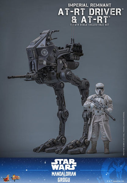 HOT TOYS - Star Wars: The Mandalorian & Grogu Movie Masterpiece Action Figure Set 1/6 Imperial Remnant AT-RT Driver & AT-RT