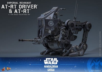 HOT TOYS - Star Wars: The Mandalorian & Grogu Movie Masterpiece Action Figure Set 1/6 Imperial Remnant AT-RT Driver & AT-RT