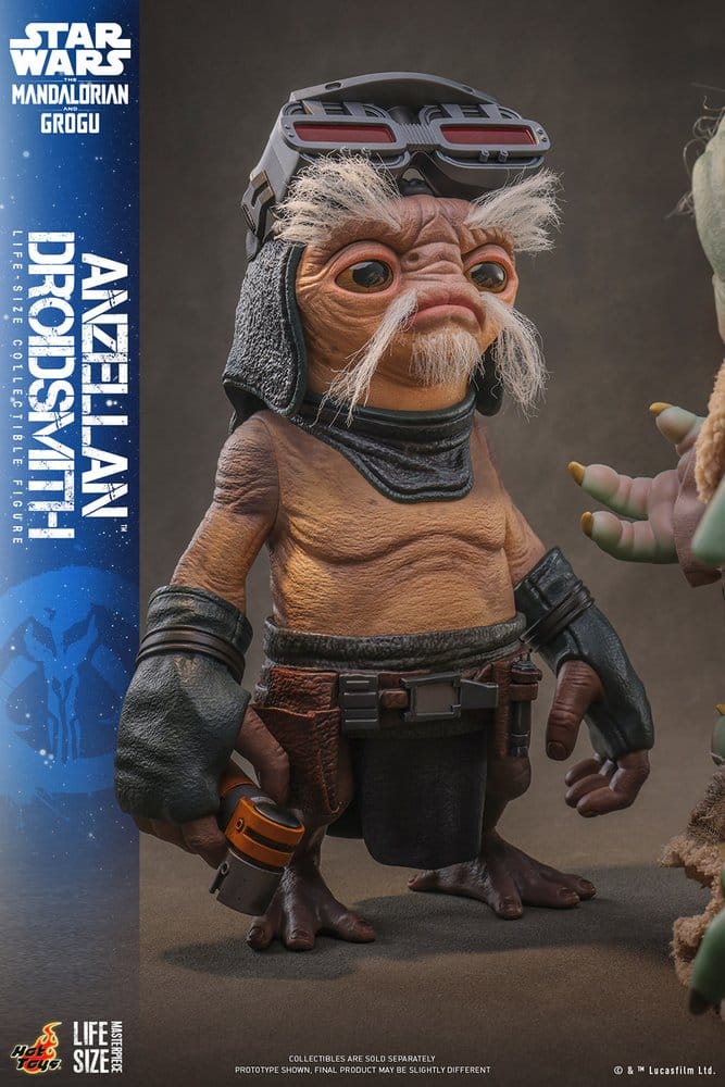 HOT TOYS - Star Wars: The Mandalorian & Grogu Life-Size Figure Anzellan Droidsmith