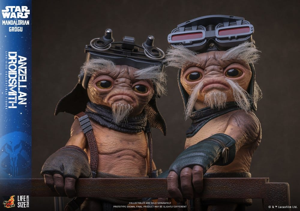 HOT TOYS - Star Wars: The Mandalorian & Grogu Life-Size Figure Anzellan Droidsmith