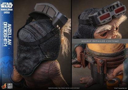 HOT TOYS - Star Wars: The Mandalorian & Grogu Life-Size Figure Anzellan Droidsmith