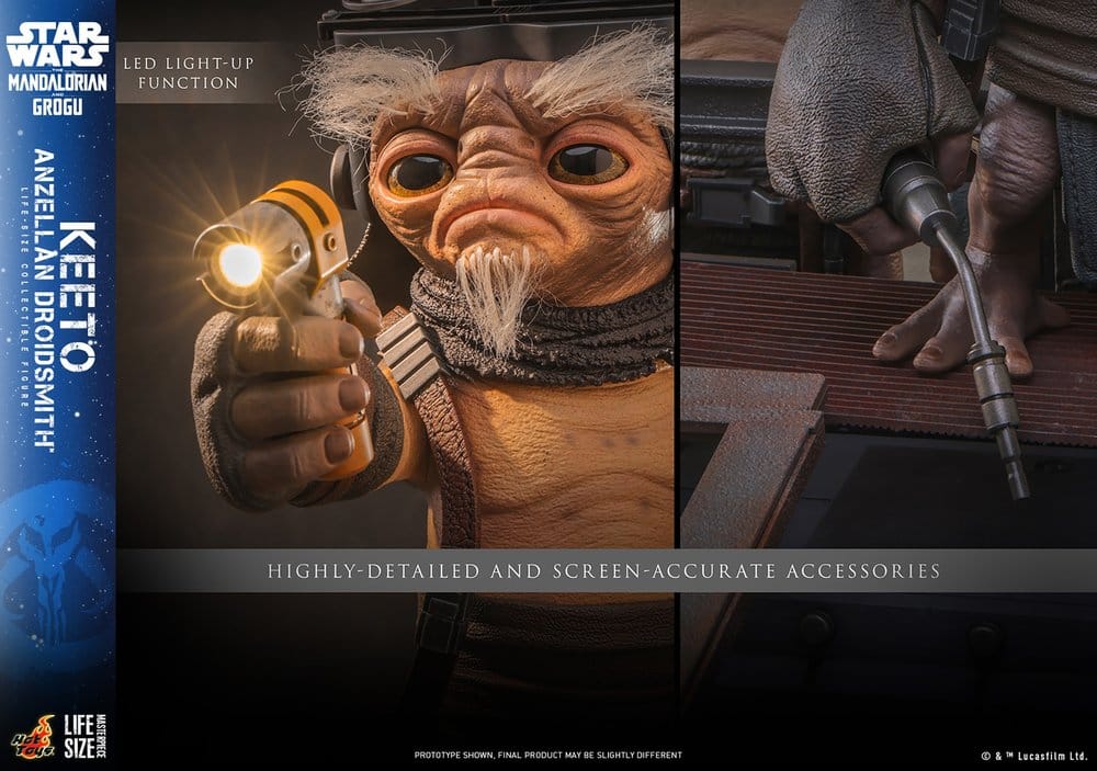 HOT TOYS - Star Wars: The Mandalorian & Grogu Life-Size Masterpiece Life-Size Figure Keeto (Anzellan Droidsmith)
