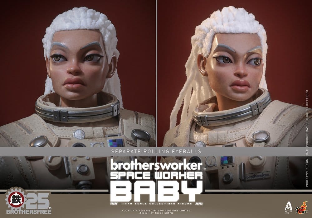 HOT TOYS - Brothersfree 1/6 Space Worker Baby (Brothersfree 25th Version)