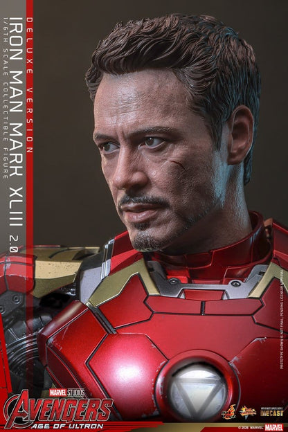 HOT TOYS - Avengers: Age of Ultron Movie Masterpiece Diecast Action Figure 1/6 Iron Man Mark XLIII (2.0) (Deluxe Version)