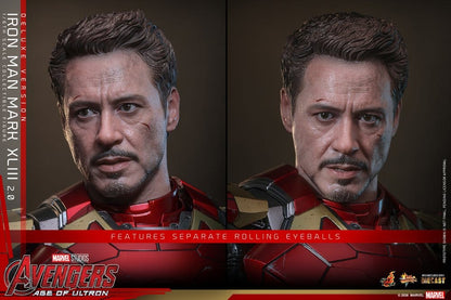 HOT TOYS - Avengers: Age of Ultron Movie Masterpiece Diecast Action Figure 1/6 Iron Man Mark XLIII (2.0) (Deluxe Version)