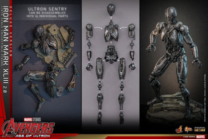 HOT TOYS - Avengers: Age of Ultron Movie Masterpiece Diecast Action Figure 1/6 Iron Man Mark XLIII (2.0) (Deluxe Version)