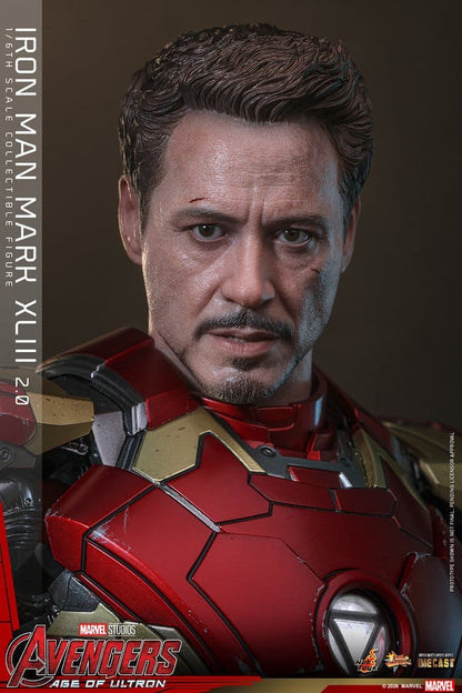 HOT TOYS - Avengers: Age of Ultron Movie Masterpiece Diecast Action Figure 1/6 Iron Man Mark XLIII (2.0)