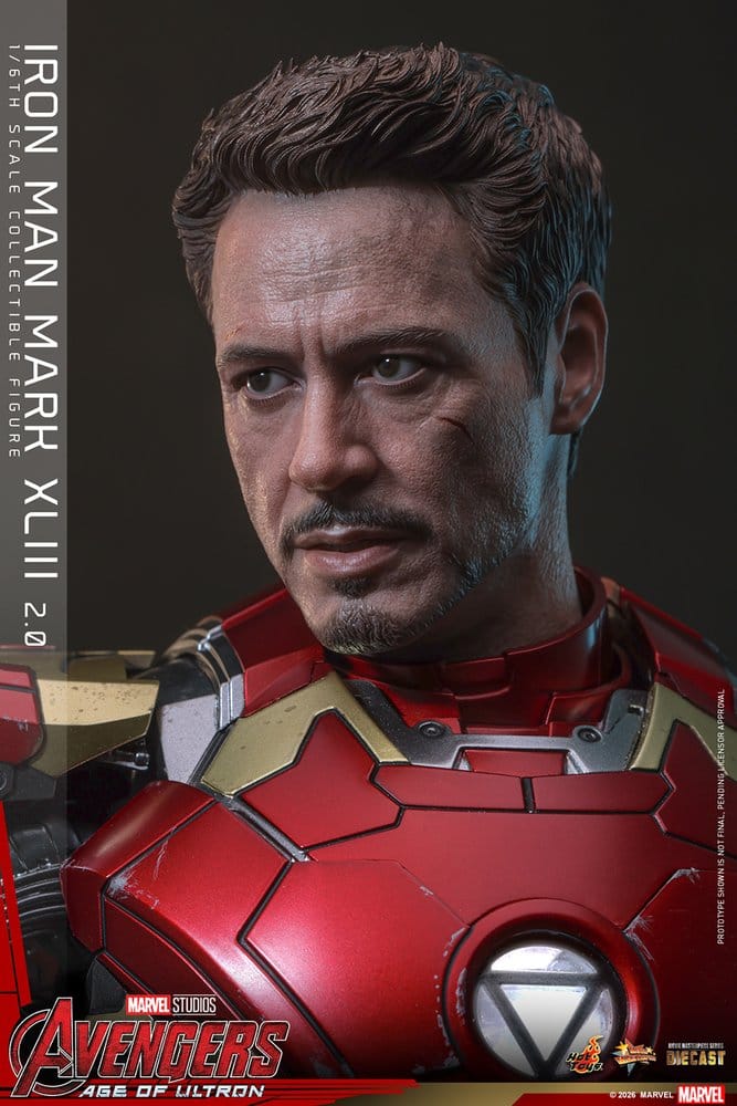 HOT TOYS - Avengers: Age of Ultron Movie Masterpiece Diecast Action Figure 1/6 Iron Man Mark XLIII (2.0)