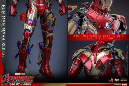 HOT TOYS - Avengers: Age of Ultron Movie Masterpiece Diecast Action Figure 1/6 Iron Man Mark XLIII (2.0)