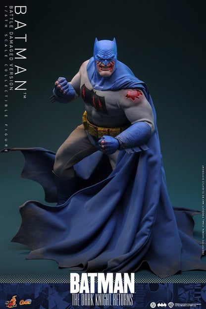 HOT TOYS - Batman: The Dark Knight Returns Comic Masterpiece Action Figure 1/6 Batman (Battle Damaged Version)