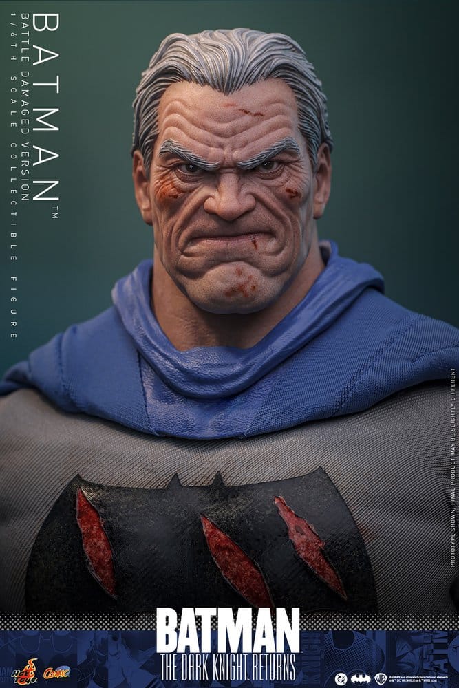 HOT TOYS - Batman: The Dark Knight Returns Comic Masterpiece Action Figure 1/6 Batman (Battle Damaged Version)