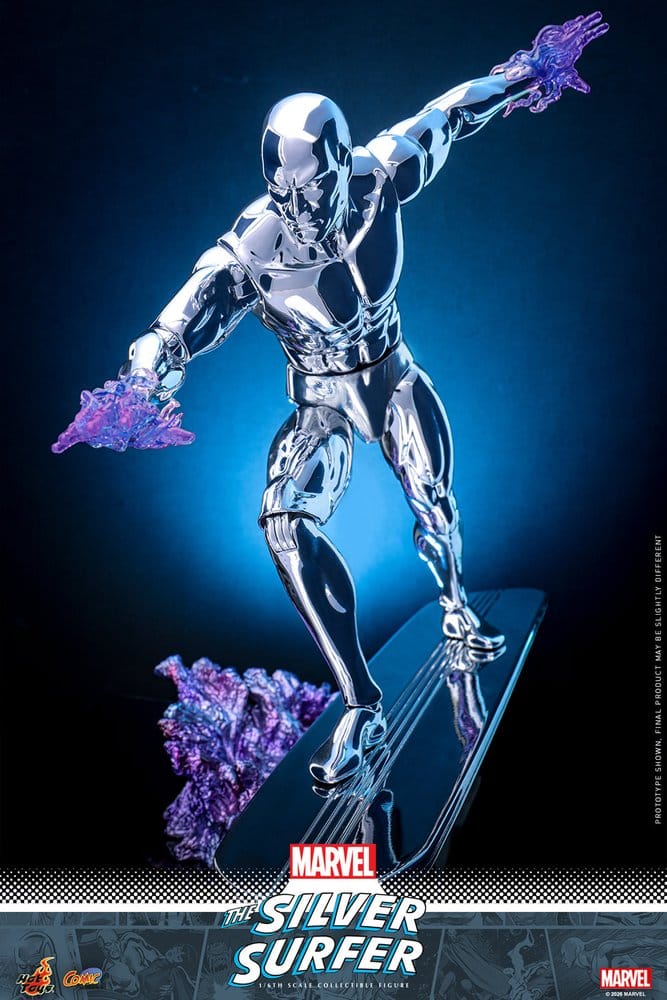 HOT TOYS - Marvel Action Figure 1/6 Silver Surfer