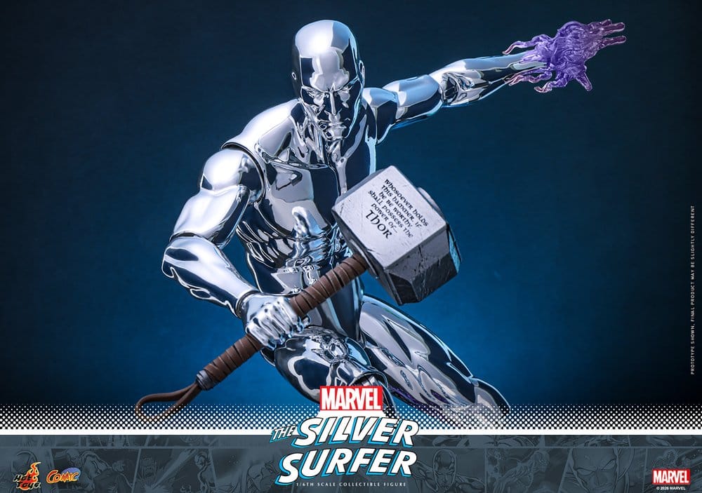 HOT TOYS - Marvel Action Figure 1/6 Silver Surfer