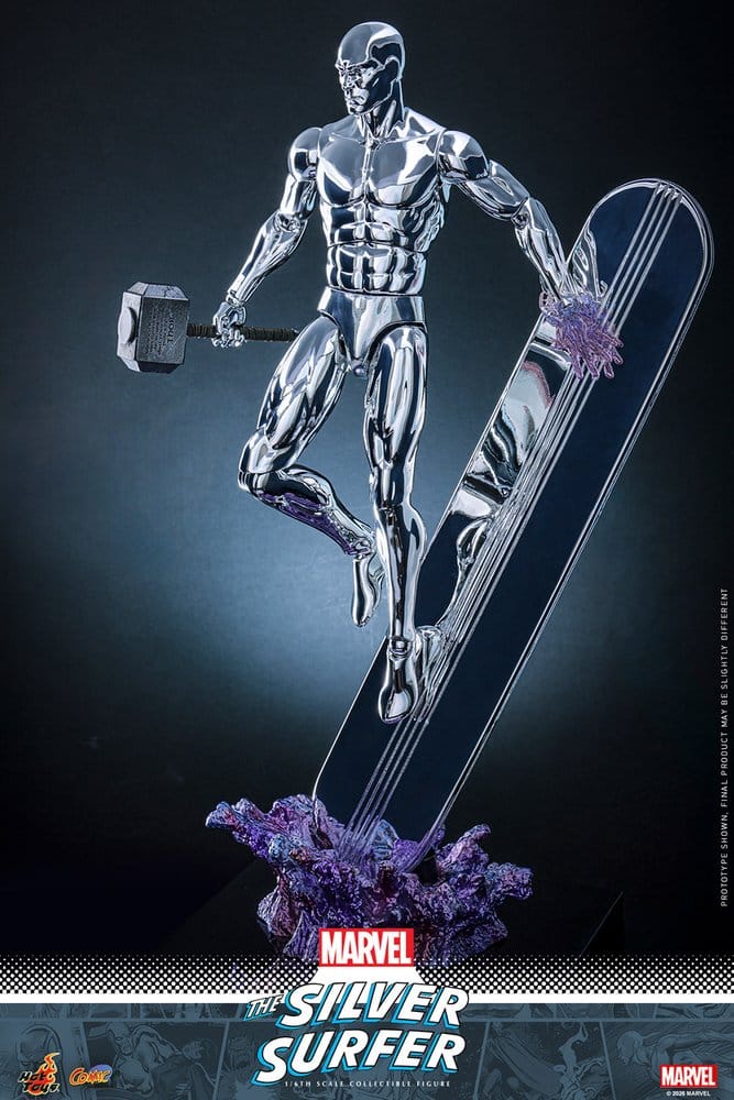 HOT TOYS - Marvel Action Figure 1/6 Silver Surfer