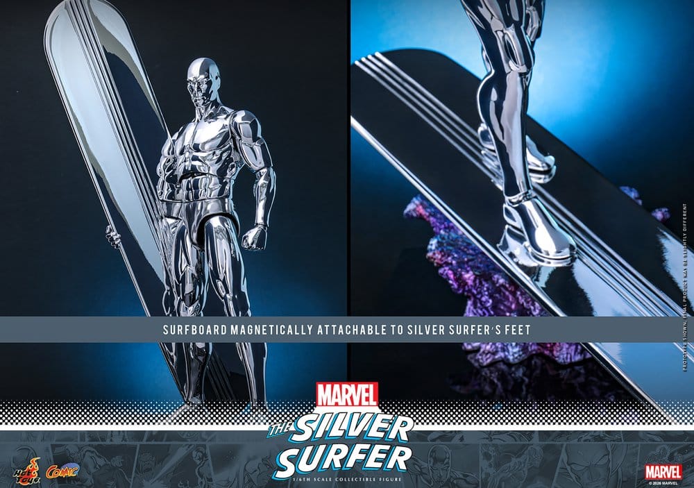 HOT TOYS - Marvel Action Figure 1/6 Silver Surfer