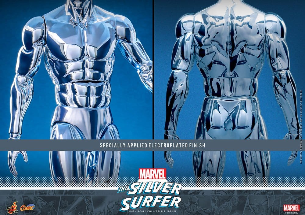 HOT TOYS - Marvel Action Figure 1/6 Silver Surfer