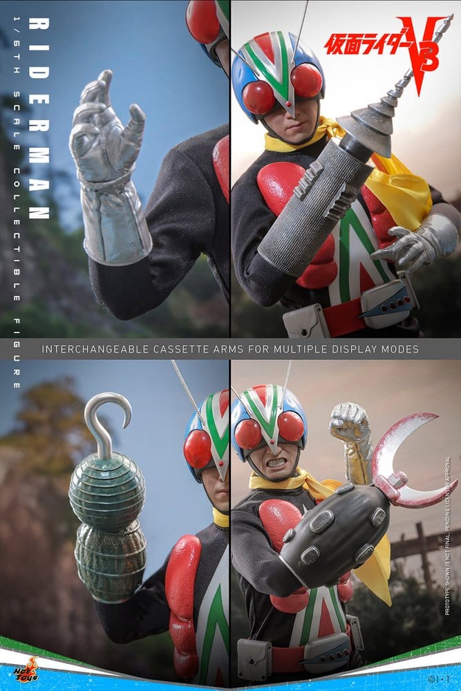 HOT TOYS - Kamen Rider Action Figure 1/6 Riderman