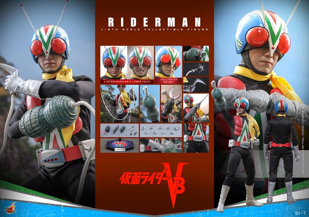 HOT TOYS - Kamen Rider Action Figure 1/6 Riderman – Animetoys