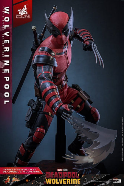 HOT TOYS - Deadpool & Wolverine Movie Masterpiece Action Figure 1/6 Wolverinepool Hot Toys Exclusive MMS857
