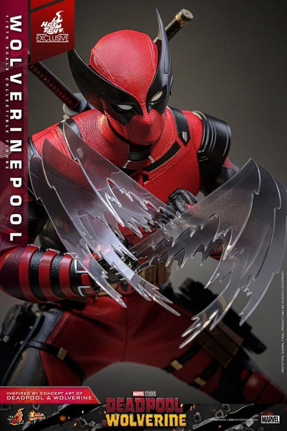 HOT TOYS - Deadpool & Wolverine Movie Masterpiece Action Figure 1/6 Wolverinepool Hot Toys Exclusive MMS857