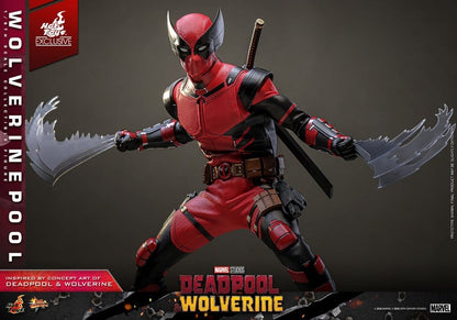 HOT TOYS - Deadpool & Wolverine Movie Masterpiece Action Figure 1/6 Wolverinepool Hot Toys Exclusive MMS857