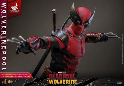 HOT TOYS - Deadpool & Wolverine Movie Masterpiece Action Figure 1/6 Wolverinepool Hot Toys Exclusive MMS857