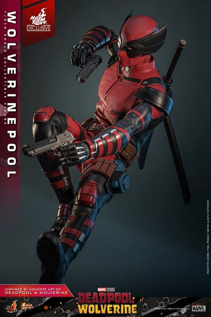 HOT TOYS - Deadpool & Wolverine Movie Masterpiece Action Figure 1/6 Wolverinepool Hot Toys Exclusive MMS857