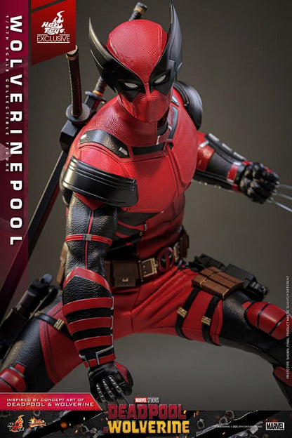 HOT TOYS - Deadpool & Wolverine Movie Masterpiece Action Figure 1/6 Wolverinepool Hot Toys Exclusive MMS857