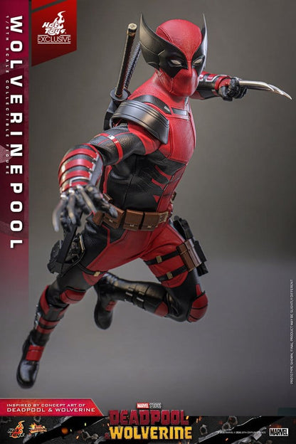 HOT TOYS - Deadpool & Wolverine Movie Masterpiece Action Figure 1/6 Wolverinepool Hot Toys Exclusive MMS857