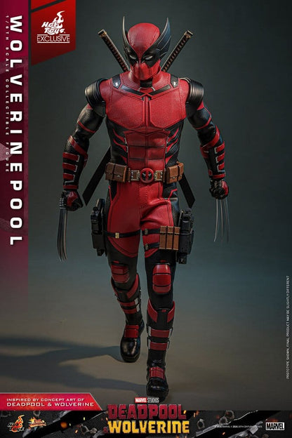 HOT TOYS - Deadpool & Wolverine Movie Masterpiece Action Figure 1/6 Wolverinepool Hot Toys Exclusive MMS857