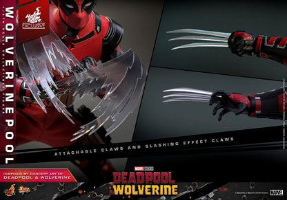 HOT TOYS - Deadpool & Wolverine Movie Masterpiece Action Figure 1/6 Wolverinepool Hot Toys Exclusive MMS857