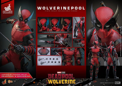 HOT TOYS - Deadpool & Wolverine Movie Masterpiece Action Figure 1/6 Wolverinepool Hot Toys Exclusive MMS857