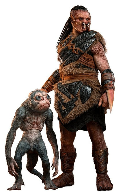 HOT TOYS - Predator: Badlands Movie Masterpiece Action Figures 2-Pack 1/6 Dek (Bone Bison Armor) and Bud