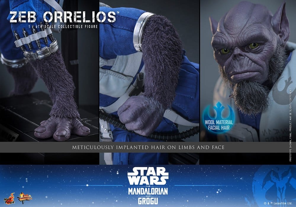 HOT TOYS - Star Wars Movie Masterpiece Action Figure 1/6 Zeb Orrelios