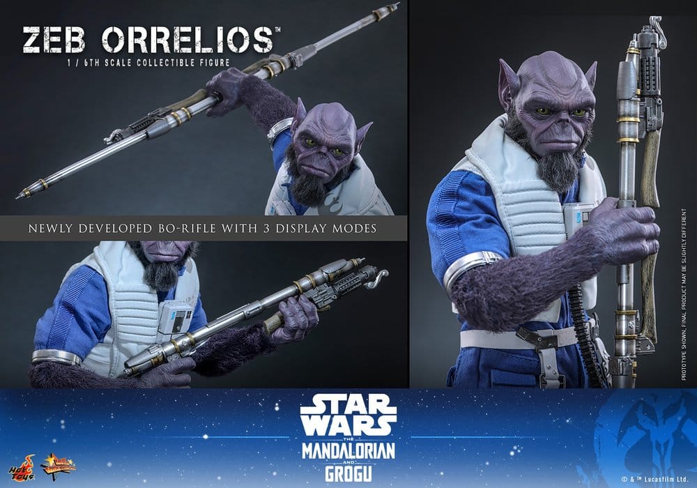 HOT TOYS - Star Wars Movie Masterpiece Action Figure 1/6 Zeb Orrelios